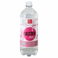 Harris Teeter™ Black Cherry Flavored Seltzer Bottled Water Perspective: Main