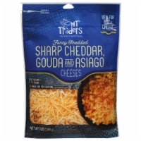 Harris Teeter Traders™ Fancy Shredded Sharp Cheddar Gouda & Asiago Shredded Cheese Blend