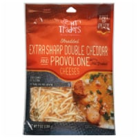 Harris Teeter Traders™ Extra Sharp Double Cheddar & Provolone Shredded Cheese Blend