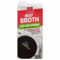 Harris Teeter™ 50% Less Sodium Beef Broth Perspective: Main
