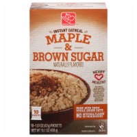 Harris Teeter™ Maple & Brown Sugar Instant Oatmeal Perspective: Main