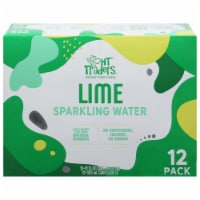 HT Traders® Lime Flavored Sparkling Water Cans