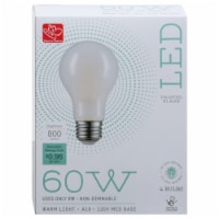 HT LED 60w Non- Dimmable Frosted Light Bulbs