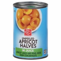 Harris Teeter Unpeeled Apricot Halves in Juice 15 oz Perspective: Main