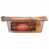 HT Traders™ Sharp Cheddar Cracker Cut Cheese Slices