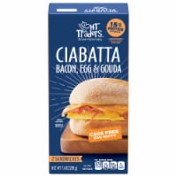 HT Traders™ Ciabatta Bacon Egg & Gouda Breakfast Sandwiches Perspective: Main