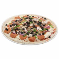 Harris Teeter Fresh Foods Market Take & Bake Deluxe Pizza Perspective: Main