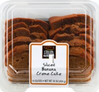 Harris Teeter Sliced Banana Creme Cake