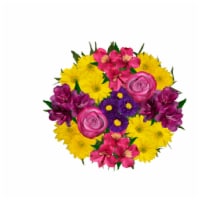 Express Yourself Floral Bouquet - Yellow / Pink / Purple