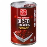 Harris Teeter™ Fire Roasted Diced Tomatoes in Tomato Juice with Garlic