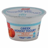 Harris Teeter™ Peach Greek Nonfat Yogurt - 5.3 Ounces