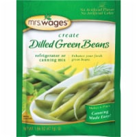Mrs. Wages 1.7 Oz. Dilled Green Beans Refrigerator Or Canning Pickling Mix Perspective: Main
