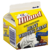 Hiland Dairy Ultra-Pastuerized Heavy Whipping Cream Perspective: Main