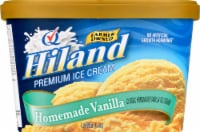 Hiland Premium Ice Cream Home Made Vanilla Tub Perspective: Main