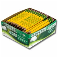 Golf Pencils, HB (#2), Black Lead, Yellow Barrel, 72/Box 13472