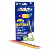 Duo Colored Pencils, 24 Color Set
