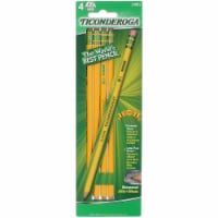 Dixon - Ticonderoga Pencil - Ticonderoga Pencils, 4/Pkg. - Carded