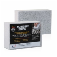 Better Grillin Scrubbin Stone Grill Cleaner-Scouring Brick/Barbecue Brush, 2pk