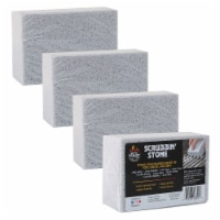 Better Grillin Scrubbin Stone Grill Cleaner-Scouring Brick/Barbecue Brush, 4pk