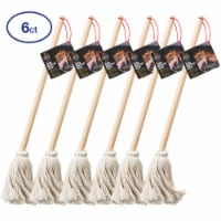 Better Grillin BBQ Bastin Mop Basting Barbecue Brush Easily Applies Marinade 6pk