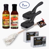 Better Grillin' 7pc Combo Set (2 Sauces, 2 Handles)