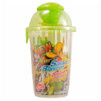Clear Salad Blaster Cup 26oz Salad to Go, 2oz Dressing Portion Control, Green