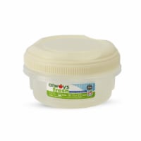Compac Home Always Fresh Food Storage Hi-Top Cylinder Container - 12oz Ivory