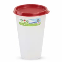 Compac Home Always Fresh Food Storage Plastic Tumbler with Lid - 14oz Red Chef