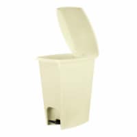 Compac Home Always Fresh Kitchen Bathroom Office Step Trash Can - 6 Gallon Ivory