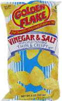Golden Flake Salt & Vinegar Potato Chips Perspective: front