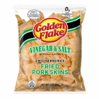 Golden Flake® Salt and Vinegar Fried Pork Skin Chicharrones Perspective: Main