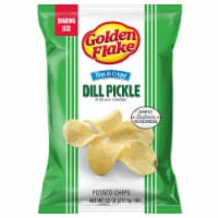 Golden Flake® Dill Pickle Potato Chips Perspective: Main