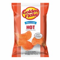 Golden Flake® Thin & Crispy Hot Potato Chips Perspective: Main