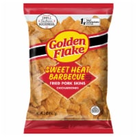 Golden Flake Sweet Heat Barbecue Chicharrones Fried Pork Skins Perspective: Main