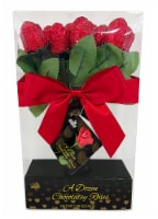 Albert's Belgian Milk Chocolate Foiled Roses Valentine's Candy Gift Box Perspective: Main