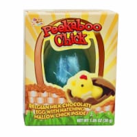 Peek-A-Boo Chick™ Belgian Milk Chocolate Egg With Hatching Mallow Chick Inside Perspective: Main