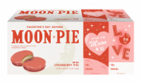 Moon Pie® Valentine's Day Edition Mini Strawberry Marshmallow Sandwich Snacks Perspective: Main