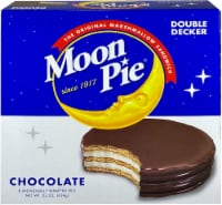 MoonPie® Marshmallow Sandwich Double Decker Snack - Chocolate Perspective: Main