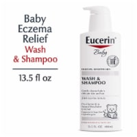 Eucerin Baby Unscented Baby Shampoo And Body Wash, Tear Free Baby Shampoo And Wash Perspective: Main