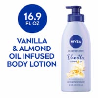 NIVEA Vanilla and Almond Oil Infused Body Lotion - Pump Bottle Perspective: Main