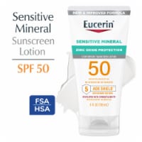 Eucerin® Sensitive Mineral Zinc Oxide SPF 50 Sunscreen Lotion