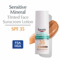 Eucerin Sun Tinted Mineral Face Sunscreen Lotion SPF 35 Perspective: Main
