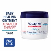 Aquaphor Baby Healing Ointment Advanced Therapy Skin Protectant, Dry Skin and Diaper Rash Ointment Perspective: Main