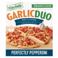 Freschetta Garlic Duo Pepperoni Frozen Pizza Perspective: Main