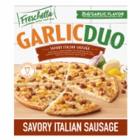Freschetta Garlic Duo Sausage Frozen Pizza Perspective: Main