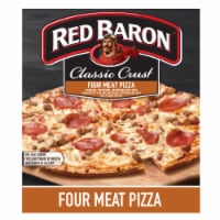 Red Baron Frozen Pizza Classic Crust Four Meat