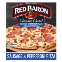 Red Baron Frozen Pizza Classic Crust Sausage & Pepperoni