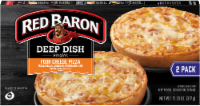Red Baron Deep Dish Singles Four Cheese Pizza - 2 Count Perspective: Main