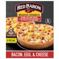Red Baron Breakfast Scrambles Bacon, Egg & Cheese Frozen Pizza Perspective: Main