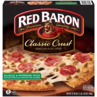 Red Baron Classic Crust Sausage & Pepperoni Pizza Perspective: Main